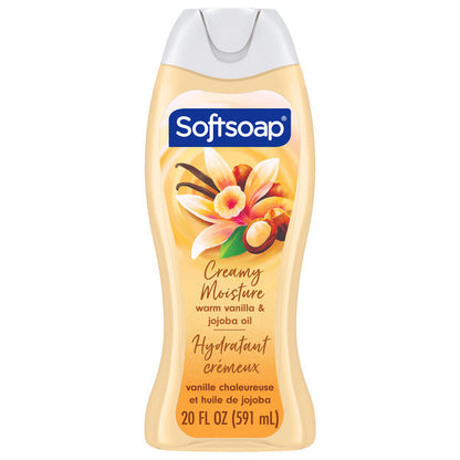 Softsoap Moisturizing Body Wash Gel, Warm Vanilla &amp; Jojoba Oil