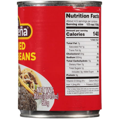La Costeña Refried Black Beans