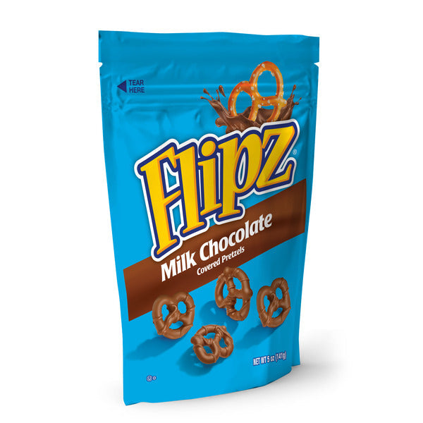 Flipz Milk Chocolate Covered Pretzels  DestGlow