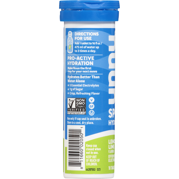 Nuun Lemon Lime Flavored Sport Hydration  DestGlow