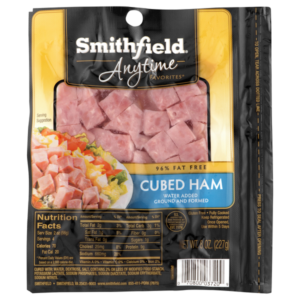 Smithfield Cubed Ham  DestGlow