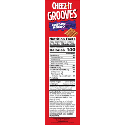 Cheez-It Loaded Nacho Crunchy Snack Crackers