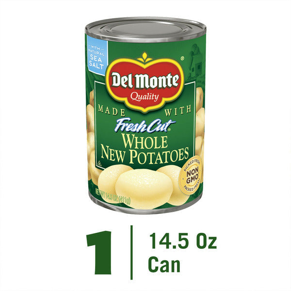 Del Monte FRESH CUT Whole New Canned Potatoes, Canned Vegetables  DestGlow
