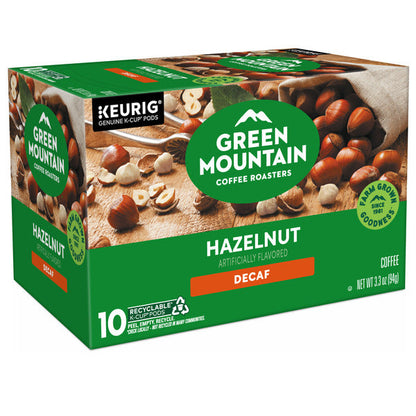 Green Mountain Coffee Roasters Hazelnut Decaf K-Cup Pods
