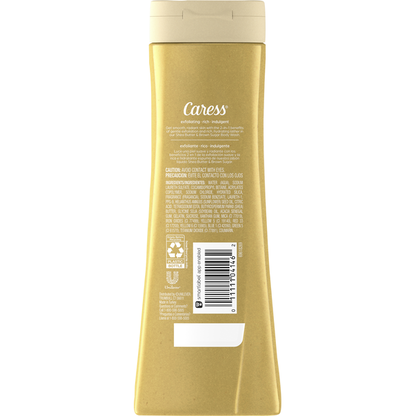 Caress Body Wash, Shea Butter &amp; Brown Sugar, Exfoliating
