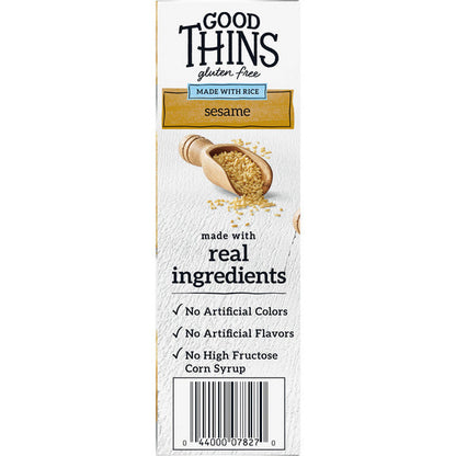 GOOD THINS Sesame Gluten Free Rice Snacks