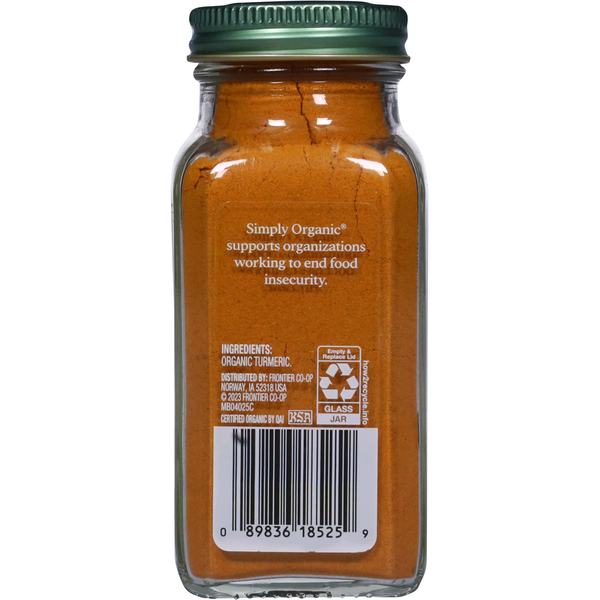 Simply Organic Turmeric  DestGlow
