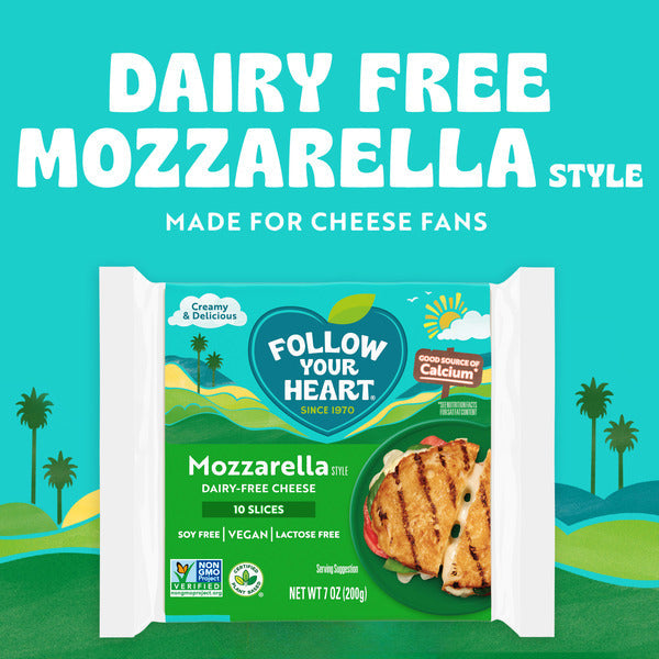 Follow Your Heart Dairy-Free Mozzarella Slices  DestGlow