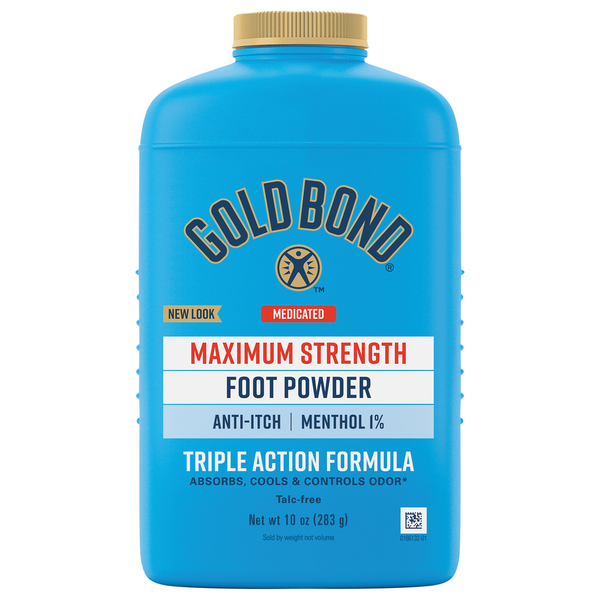 Gold Bond Foot Powder, Maximum Strength, Medicated  DestGlow