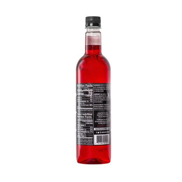 DaVinci Gourmet Classic Strawberry Syrup  DestGlow
