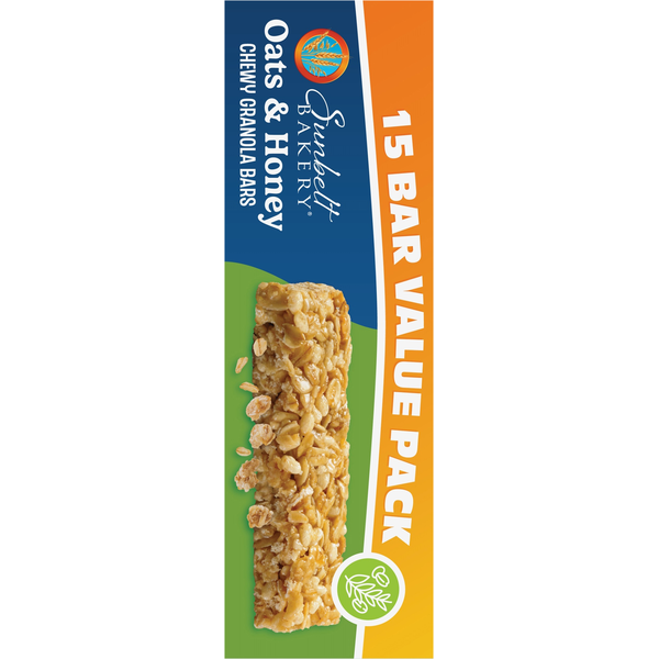 Sunbelt Bakery Chewy Oats &amp; Honey Granola Bars Value Pack  DestGlow