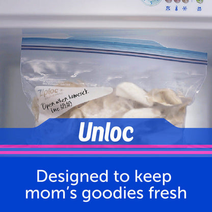 Ziploc Double Zipper Freezer Bags