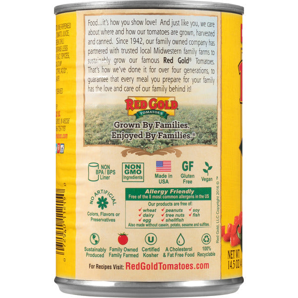 Red Gold Petite Diced Tomatoes with Green Chilies  DestGlow