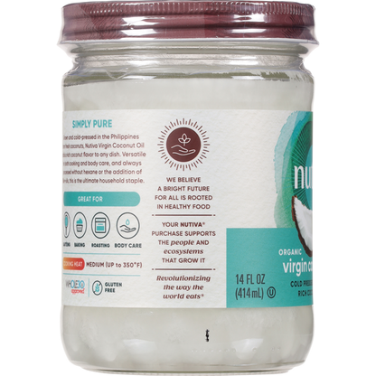 Nutiva Virgin Coconut Oil, Organic