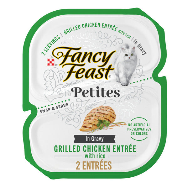 Purina Fancy Feast Petites Grilled Chicken Entrée With Rice In Gravy Gourmet Wet Cat Food