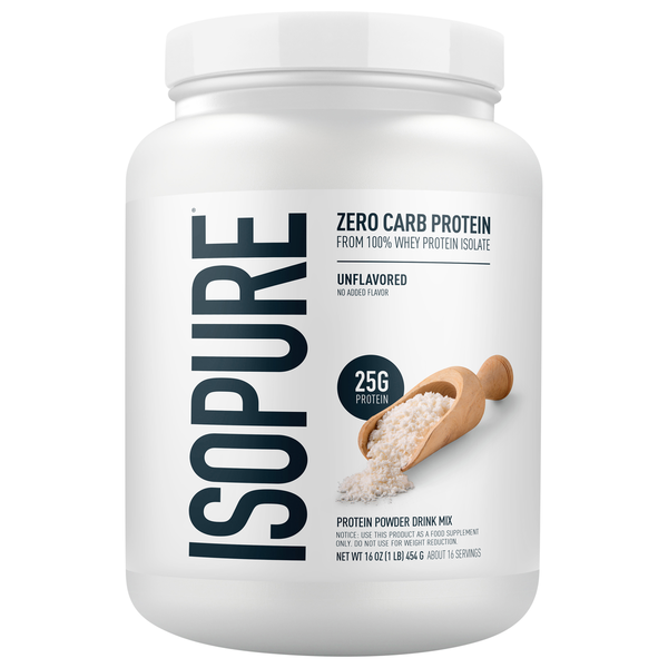 Isopure Unflavored Protein Powder Drink Mix  DestGlow