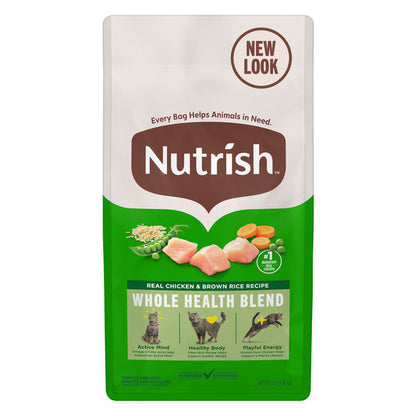 Rachael Ray Nutrish Real Chicken &amp; Brown Rice Recipe Whole Health Blend Dry Cat Food