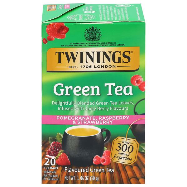 Twinings Pomegranate, Raspberry &amp; Strawberry Green Tea