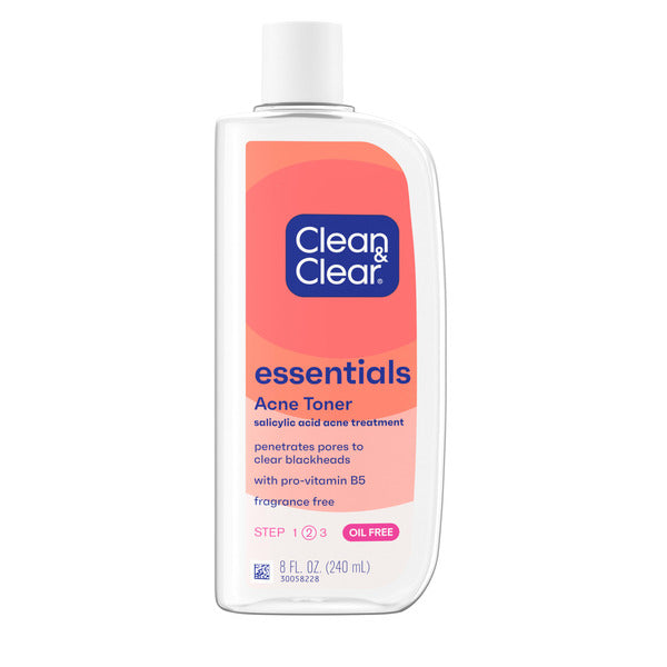 Clean &amp; Clear Oil-Free Acne Toner, 2% Salicylic Acid, 8 fl. oz  DestGlow
