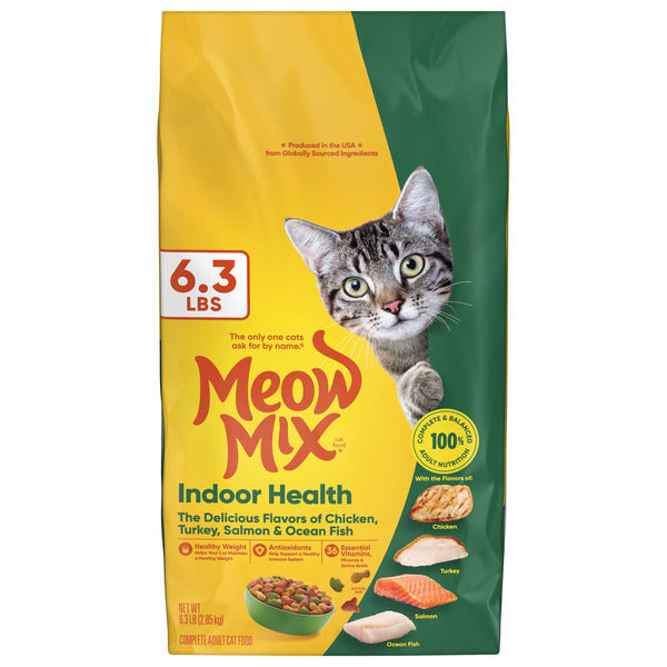 Meow Mix Indoor Health Dry Cat Food  DestGlow