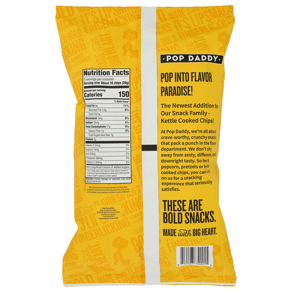 Pop Daddy Snacks Kettle Chips  DestGlow