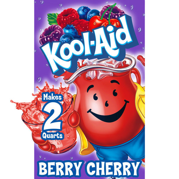 Kool-Aid Unsweetened Berry Cherry Artificially Flavored Powdered Soft Drink Mix  DestGlow