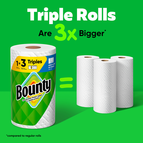 Bounty Paper Towels Select-A-Size  DestGlow