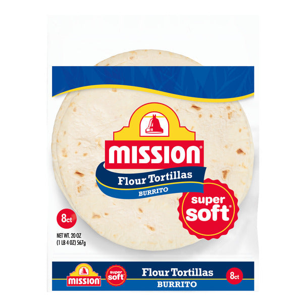 Mission Flour Burrito Tortillas, Large  DestGlow