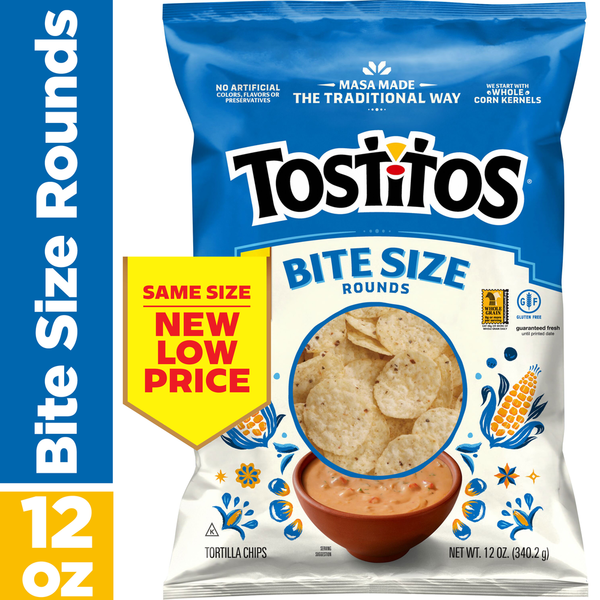 Tostitos Tortilla Chips, Bite Size Rounds  DestGlow