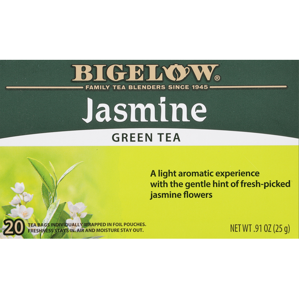 Bigelow Green Tea, Jasmine, Tea Bags  DestGlow