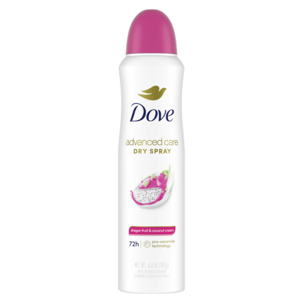 Dove Antiperspirant Deodorant Dry Spray Dragon Fruit &amp; Coconut Cream