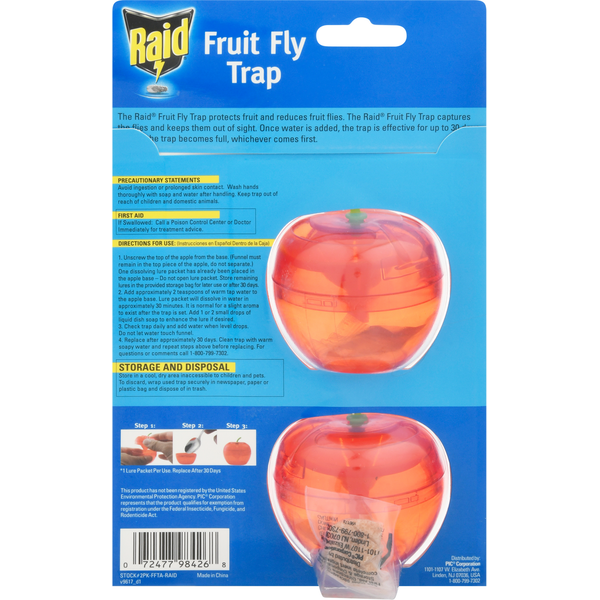 Raid Fruit Fly Trap  DestGlow