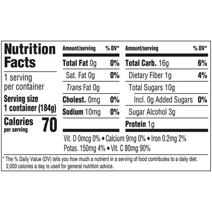 Del Monte Peach Chunks, Yellow Cling, No Sugar Added