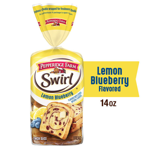 Pepperidge Farm Swirl Lemon Blueberry Breakfast Bread  DestGlow