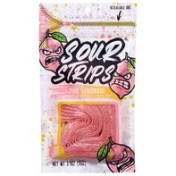 Sour Strips Pink Lemonade Candy  DestGlow