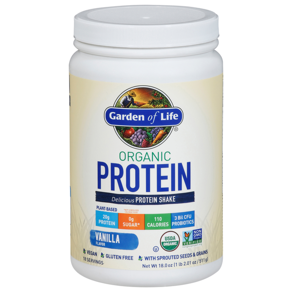 Garden of Life Protein Shake, Organic, Vanilla  DestGlow