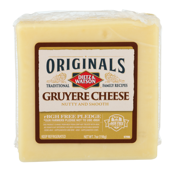 Dietz &amp; Watson Originals Gruyere Cheese  DestGlow