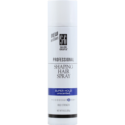 Salon Grafix Professional Shaping Hair Spray, Super Hold, Unscented