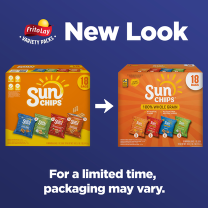 Sun Chips Whole Grain Snacks Variety Pack  DestGlow