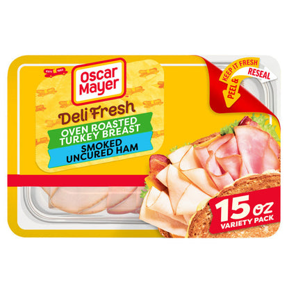 Oscar Mayer Oven Roasted Turkey Breast &amp; Smoked Uncured Ham