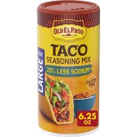 Old El Paso Taco Seasoning, 25% Less Sodium, Large...
️  DestGlow