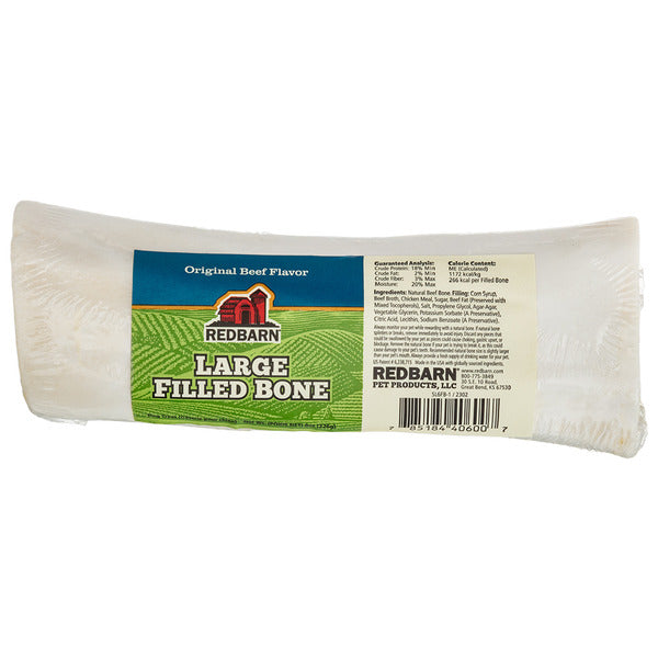 RedBarn Filled Bone Beef Flavor, Large  DestGlow