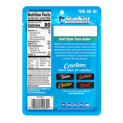 StarKist Tuna Creations Deli Style Tuna Salad Pouch