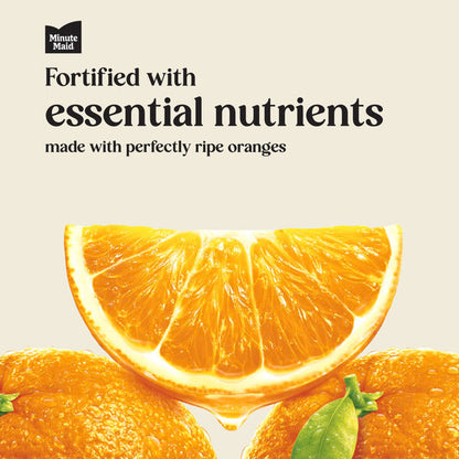 Minute Maid Calcium Orange Juice Carton
