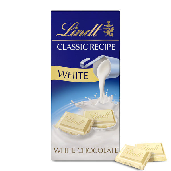 Lindt Classic Recipe White Chocolate Candy Bar  DestGlow