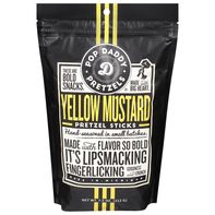 Pop Daddy Pretzels Pretzel Sticks, Yellow Mustard️  DestGlow
