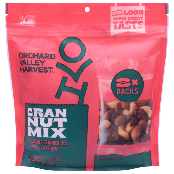 Orchard Valley Harvest Cran Nut Mix, 8 Pack  DestGlow