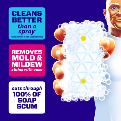 Mr. Clean Magic Eraser Sponge, Bathroom Cleaner, 2 in 1 Bath  DestGlow