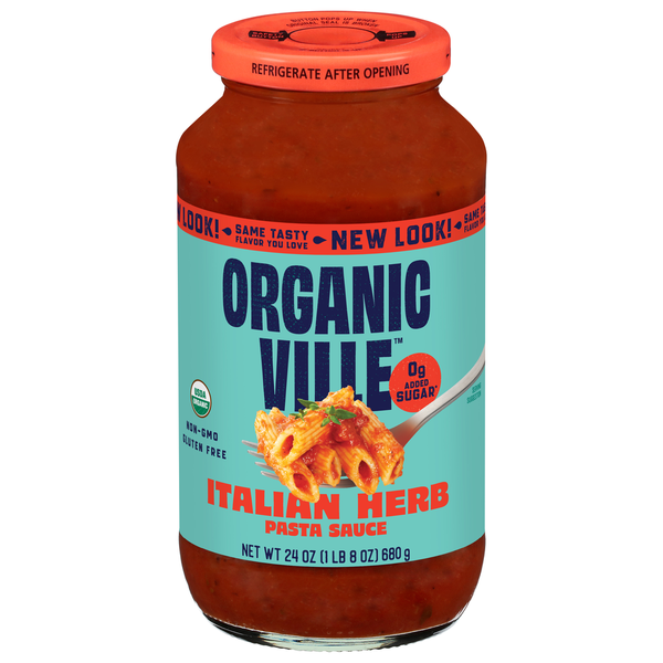 Organicville Italian Herb Pasta Sauce  DestGlow