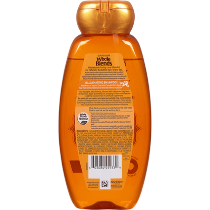 Garnier Whole Blends Shampoo, Illuminating, Moroccan Argan &amp; Camellia Oils Extracts